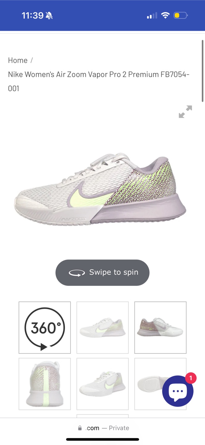🎾 Nike Air Zoom Vapor Pro 2 Premium Women's Shoes