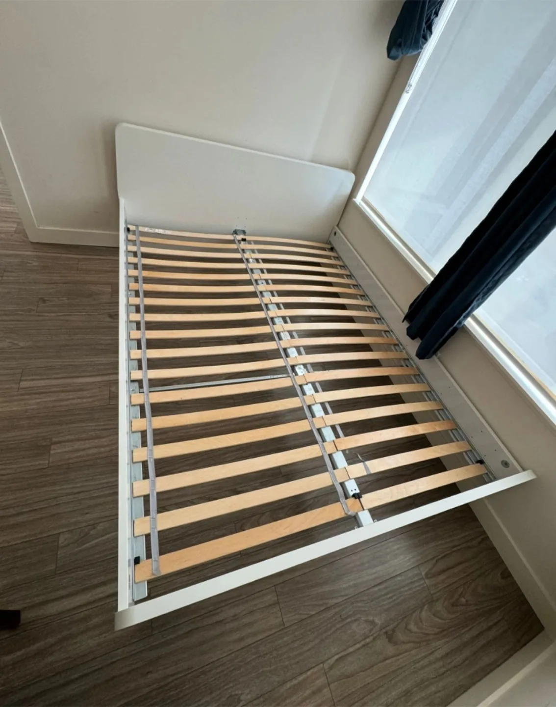 Ikea White Double bed frame * Free delivery thumbnail