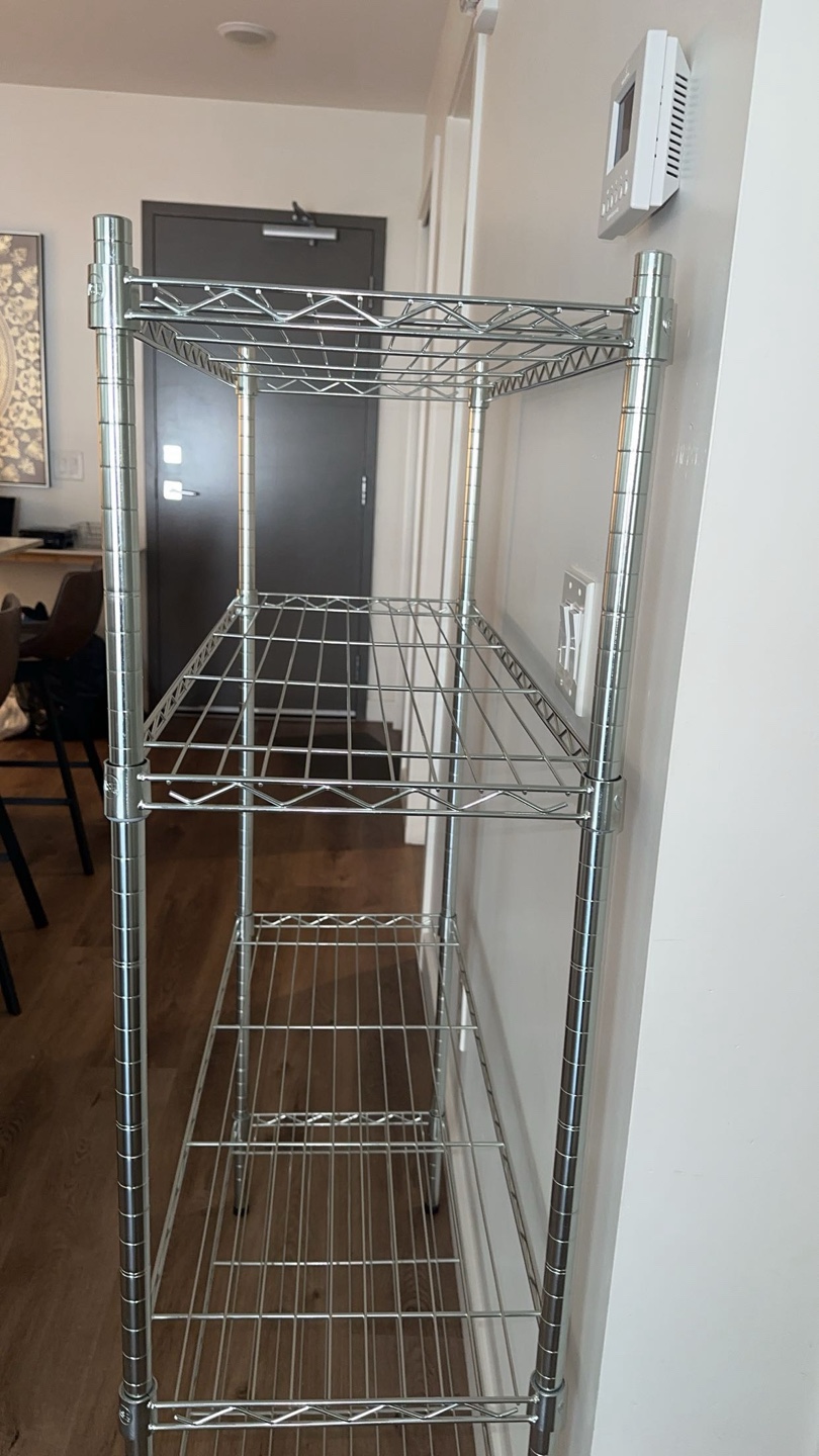 Costco Chrome Metal Wire Shelf – Excellent Condition! - photo 3