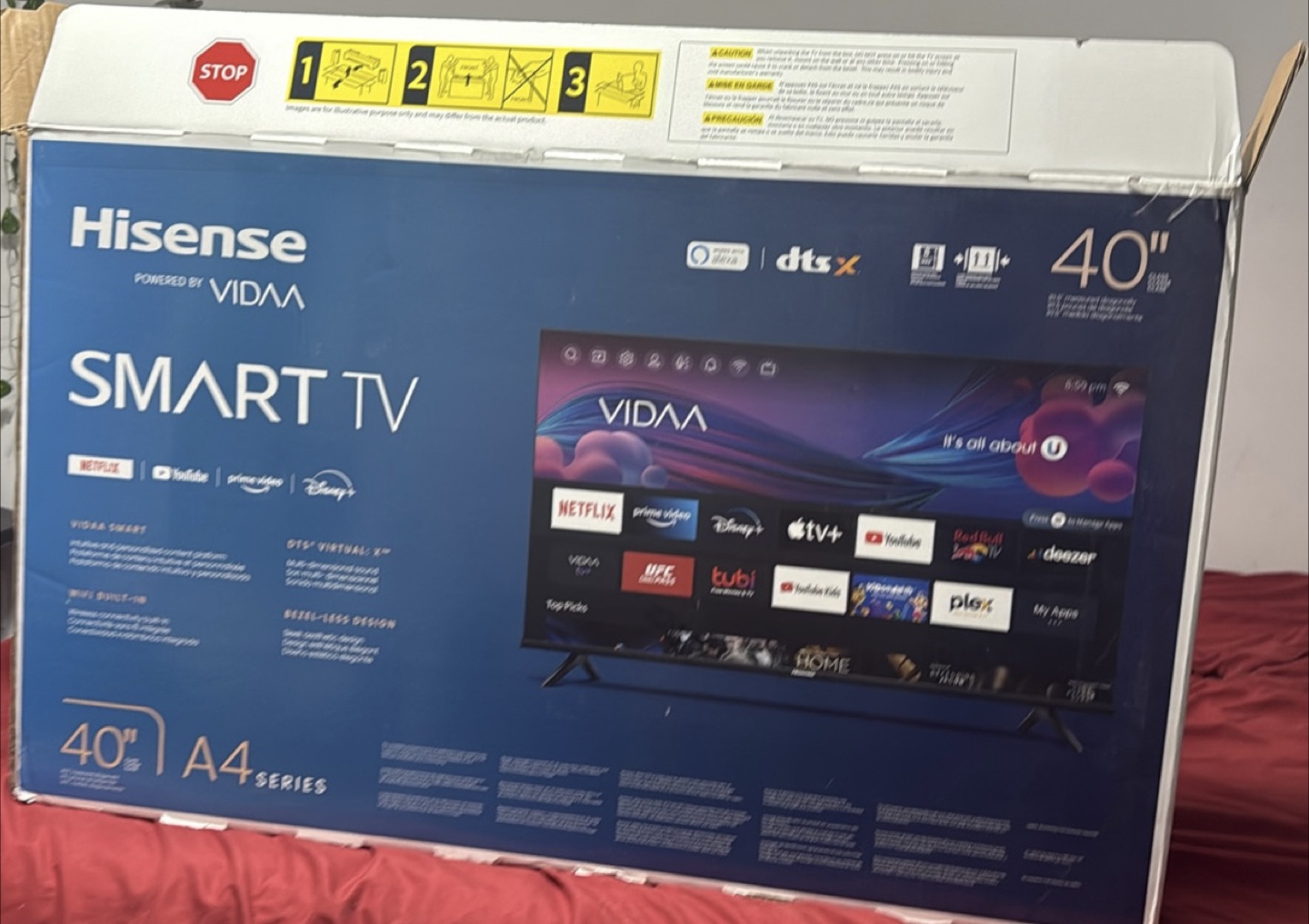 Hisense 40" A4 Series Smart TV - Like New!