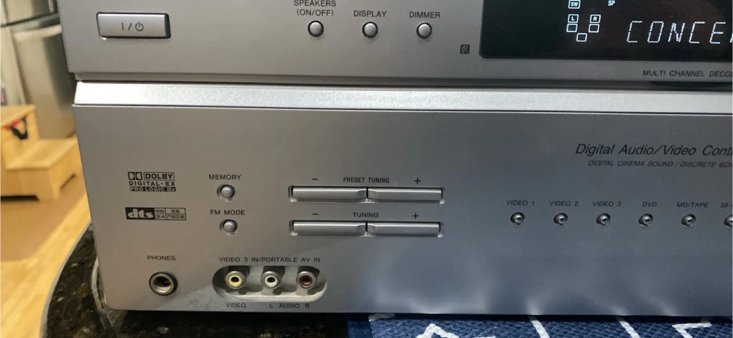 Sony Digital Audio/Video Control Center image indicator(3)