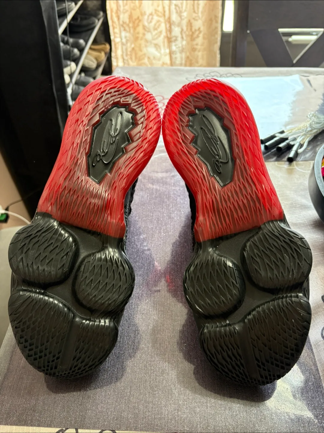 Nike LeBron 17 Black/Red Basketball Shoes image indicator(4)