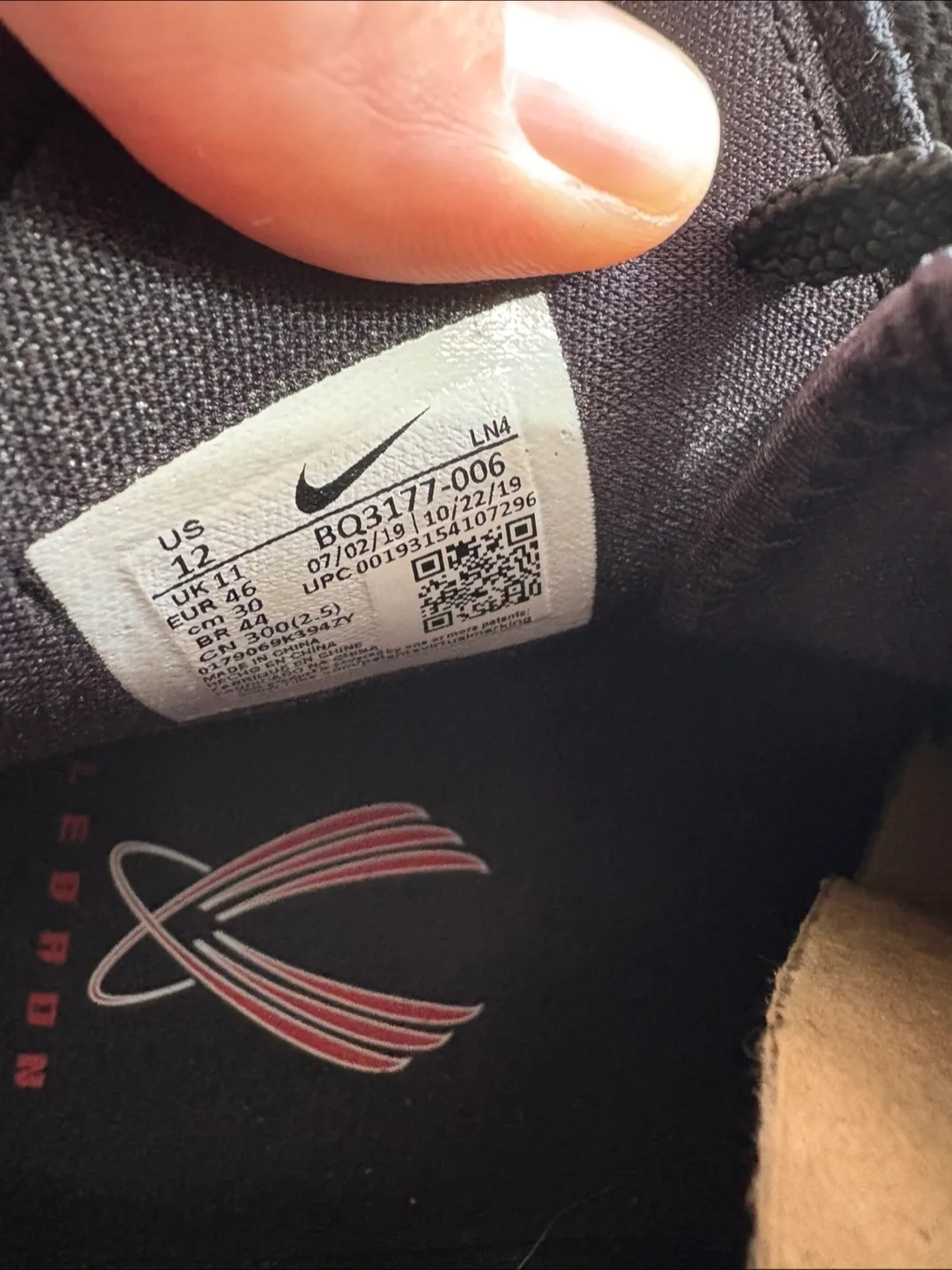 Nike LeBron 17 Black/Red Basketball Shoes image indicator(7)