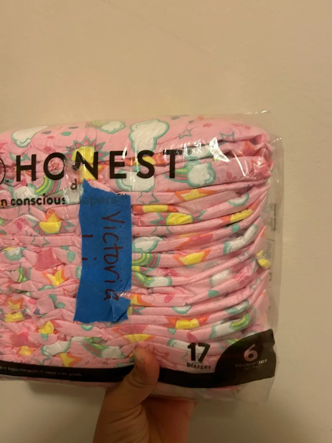 Honest Co. Rockin' Tot Size 6 Diapers (17 count)#freecycle thumbnail