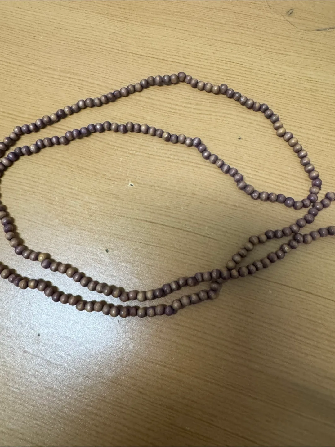 #freecycle Wooden Bead Necklace thumbnail