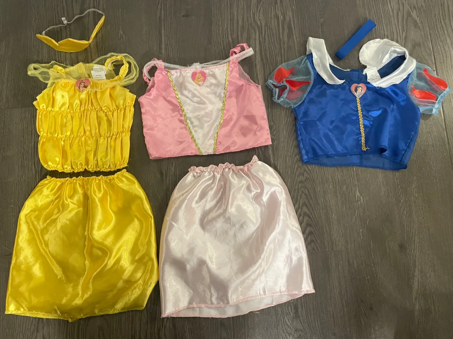 Disney Princess Dress-Up Costumes - Belle, Aurora, Snow White thumbnail