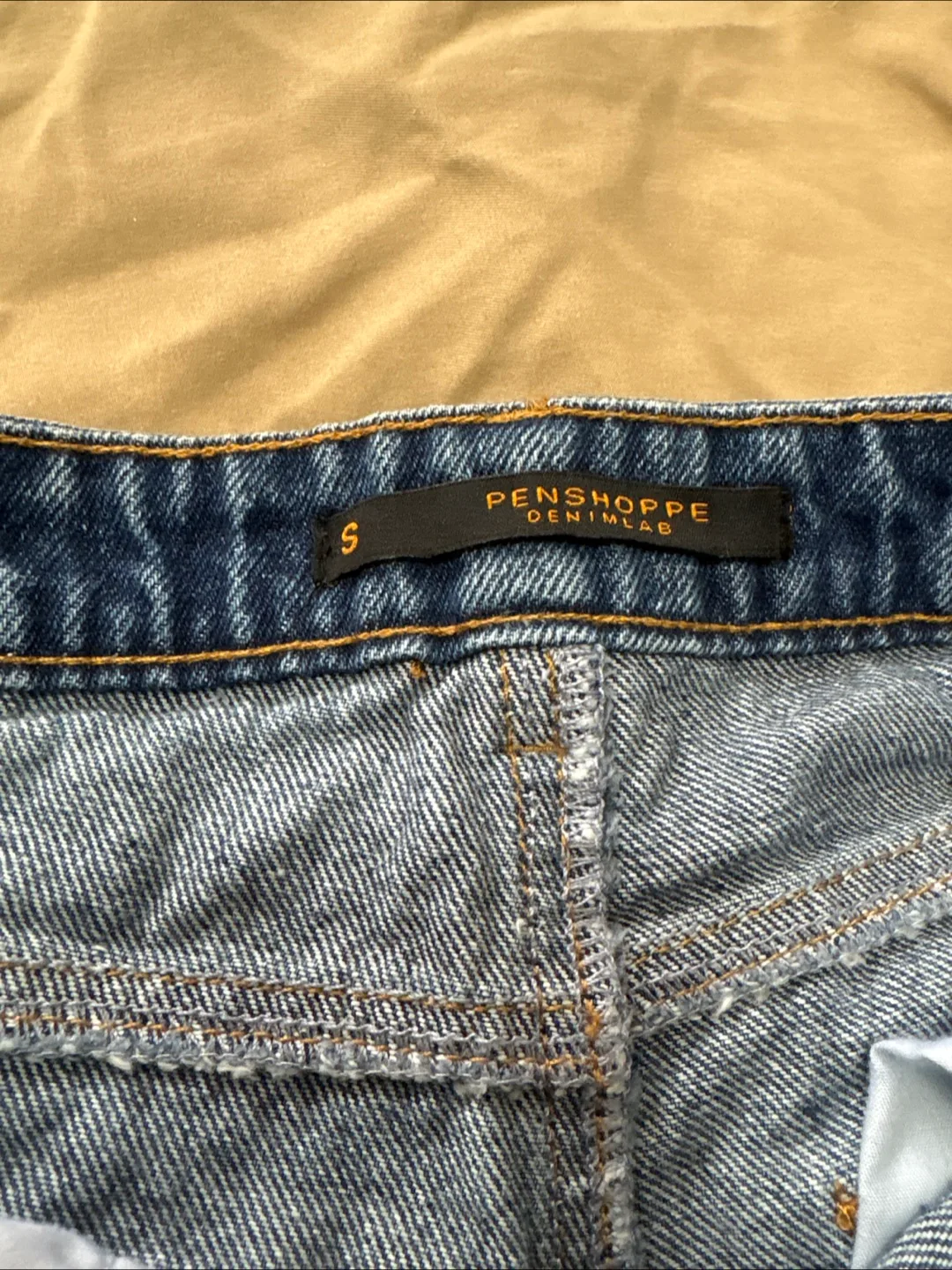 Penshoppe Denim Lab Distressed Shorts - Size S image indicator(4)