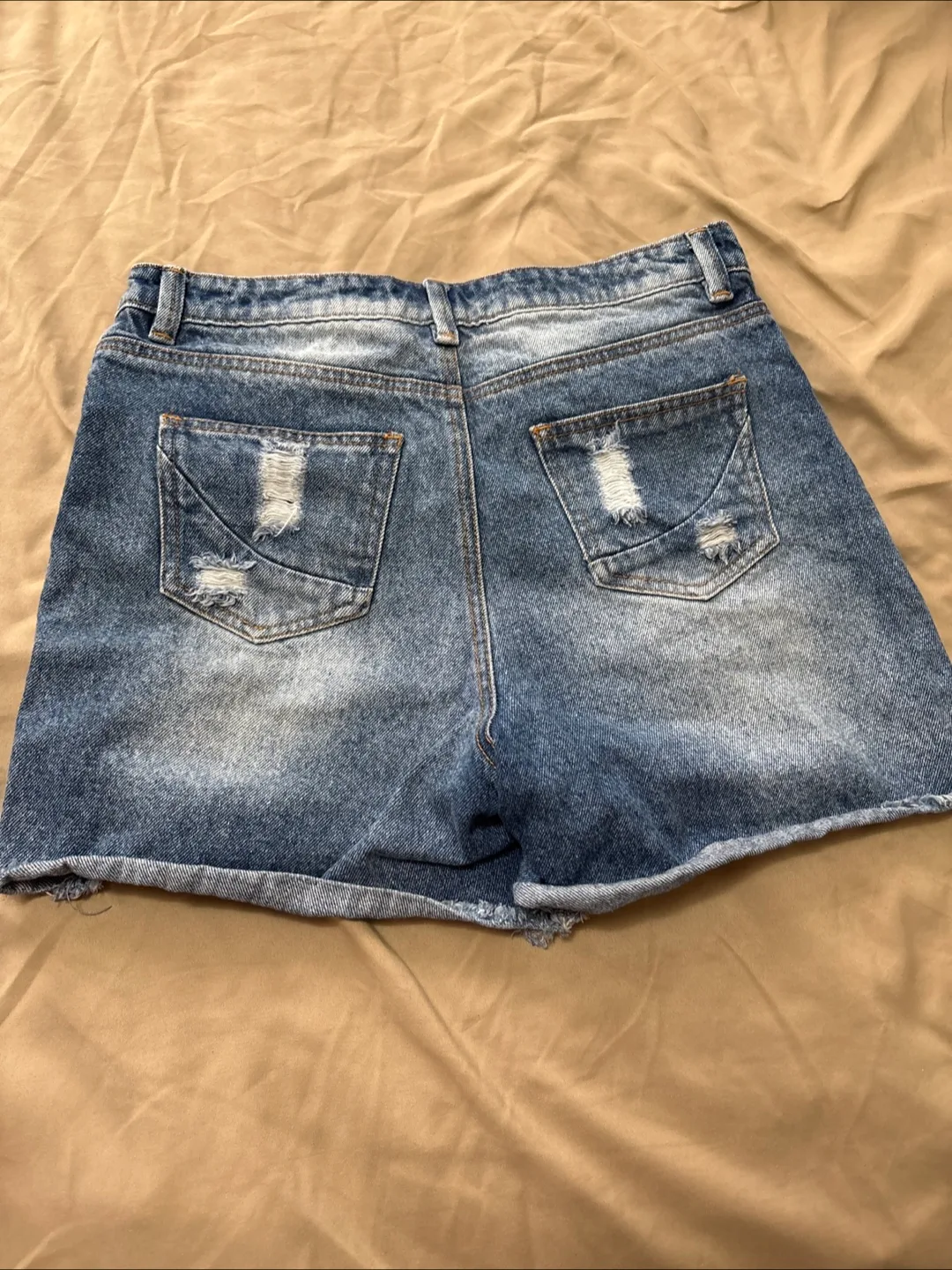 Penshoppe Denim Lab Distressed Shorts - Size S image indicator(2)