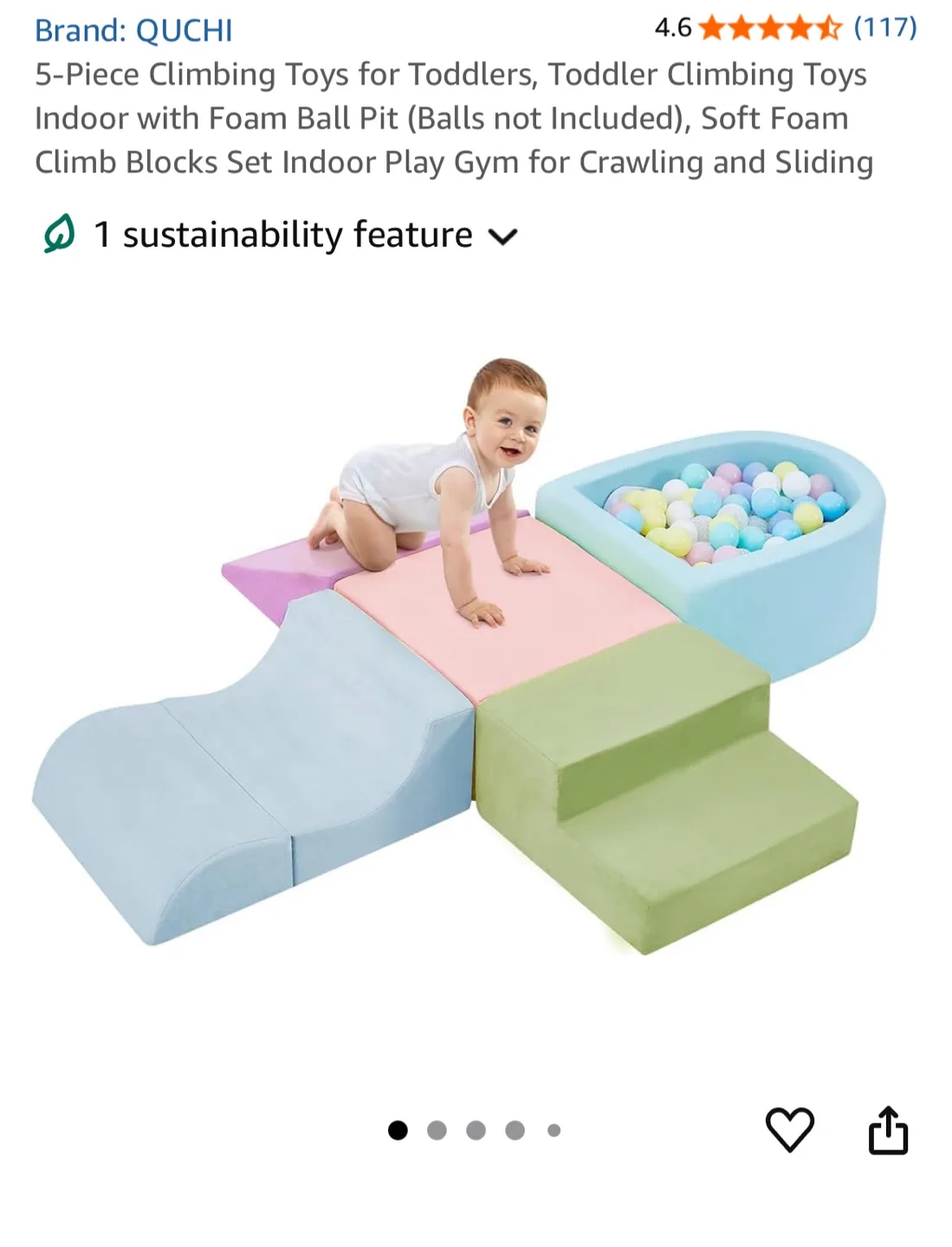 Climbing Blocks Set for kids thumbnail