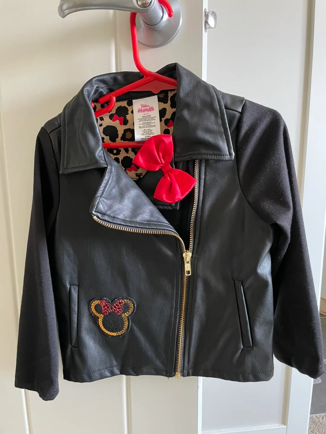 Disney Minnie Mouse Faux Jacket (4T) thumbnail
