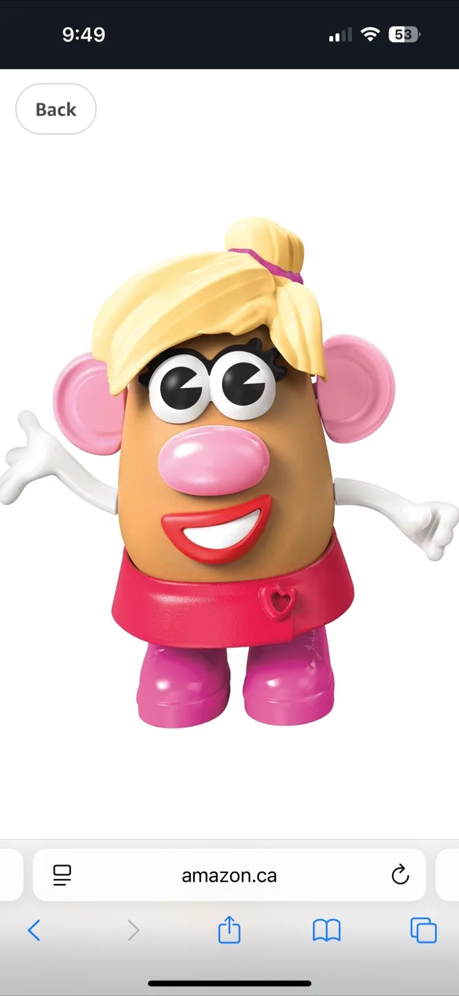 Mrs. Potato Head Toy with 12 Pieces thumbnail