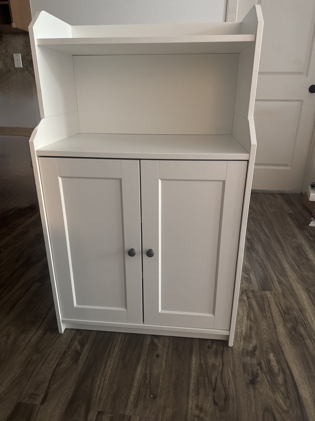 White Cabinet with Shelves