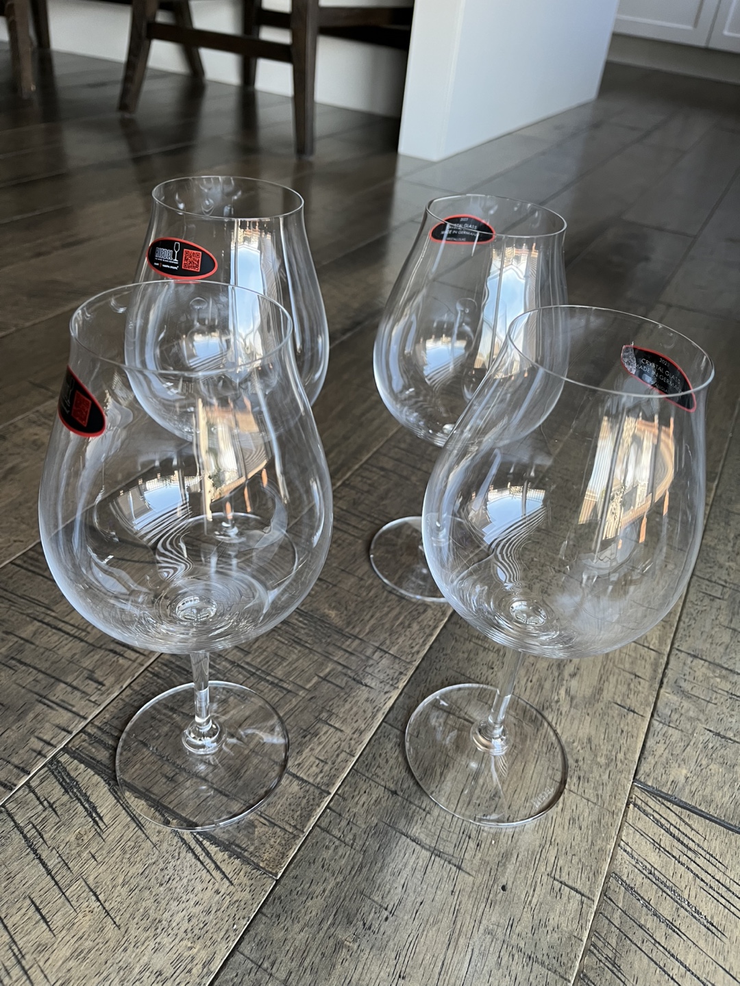 Riedel Crystal Wine Glasses, Set of 4