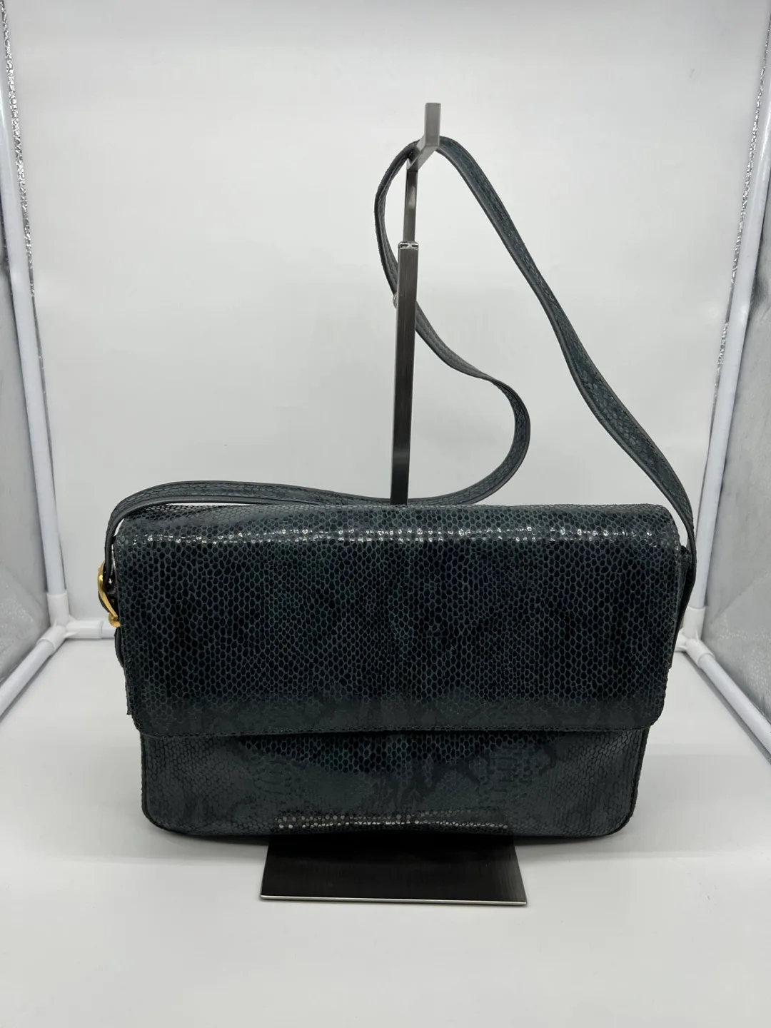 Due Fratelli Vintage Snakeskin Shoulder Bag thumbnail