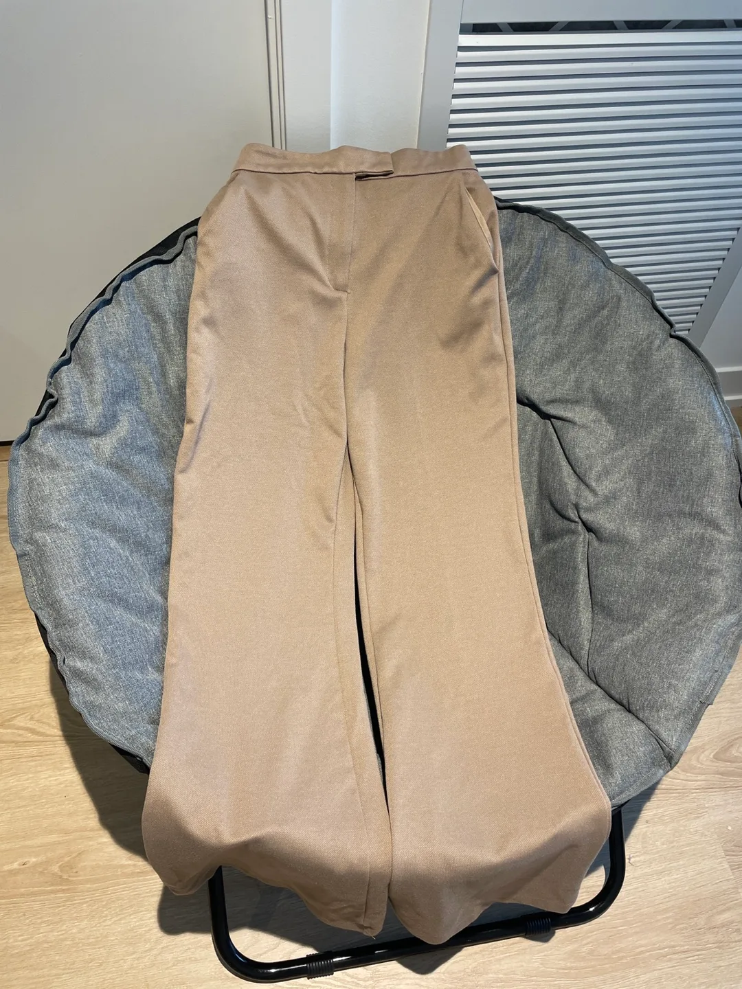 Beige Wide Leg Trousers thumbnail