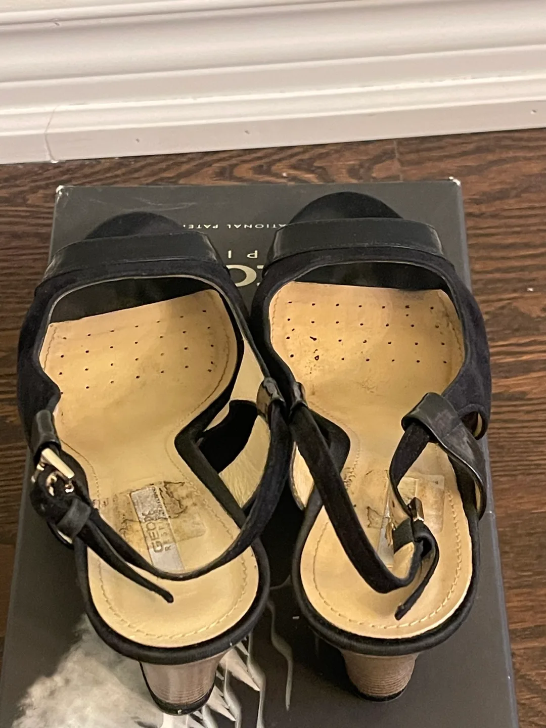 Geox wedge ladies sandals size 8 , New condition! image indicator(3)