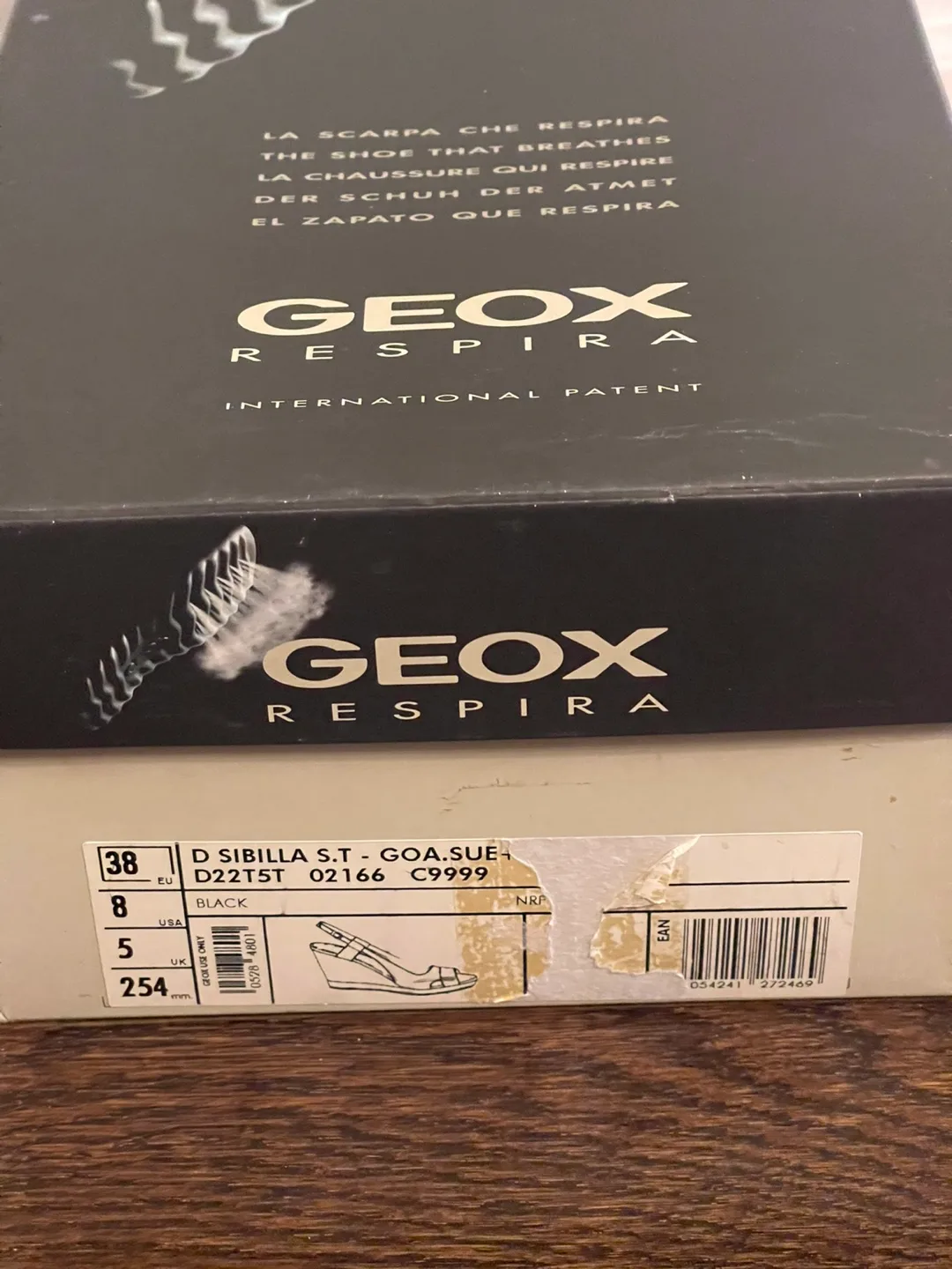 Geox wedge ladies sandals size 8 , New condition! image indicator(5)
