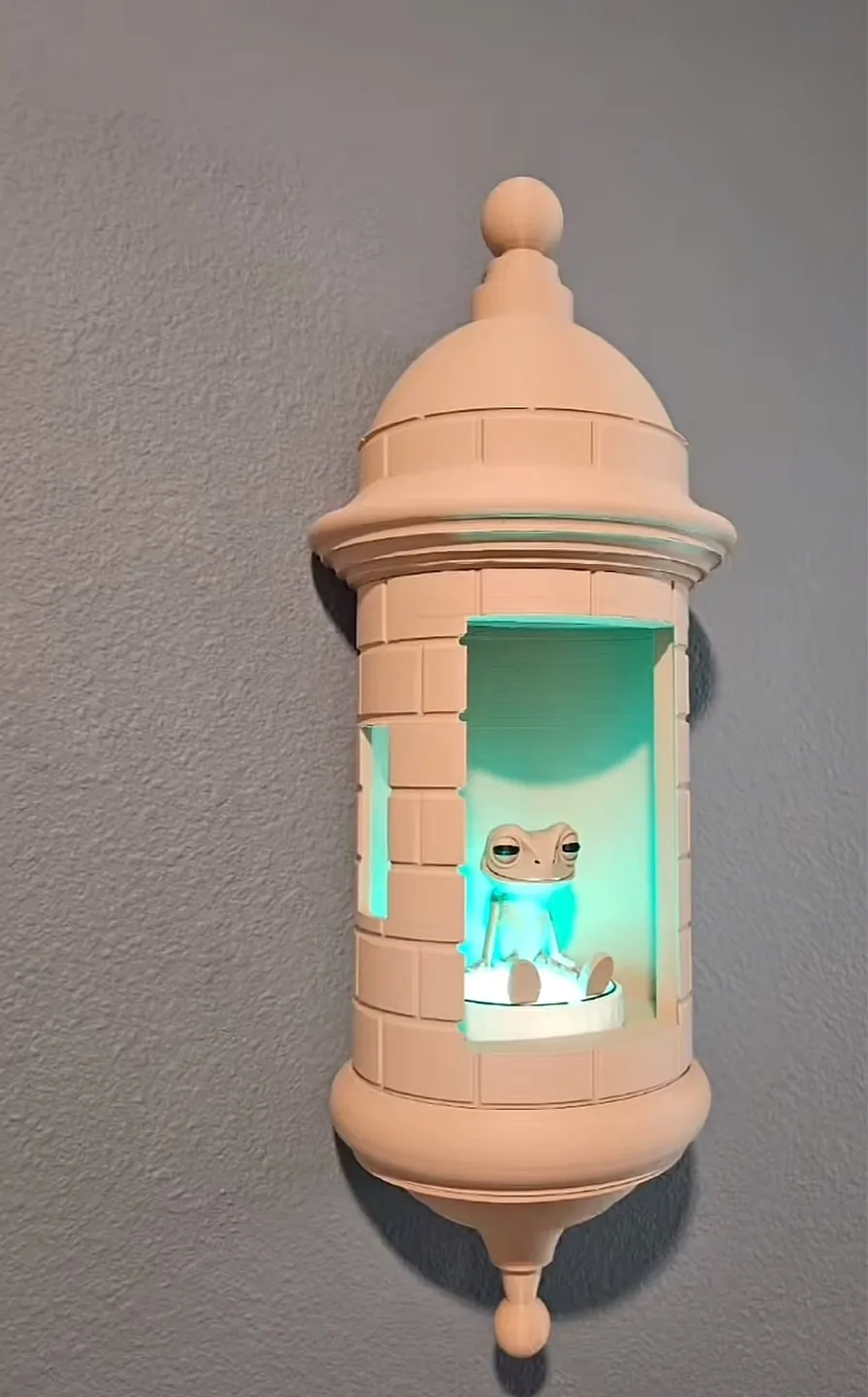 Frog in a Tower Night Light  #freecycle thumbnail