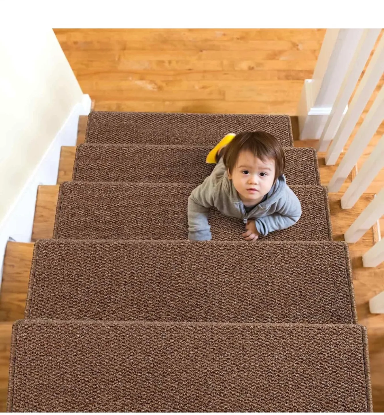 Camel Brown Stair Treads 14 pcs (29.5"x9.5"x1.5") thumbnail