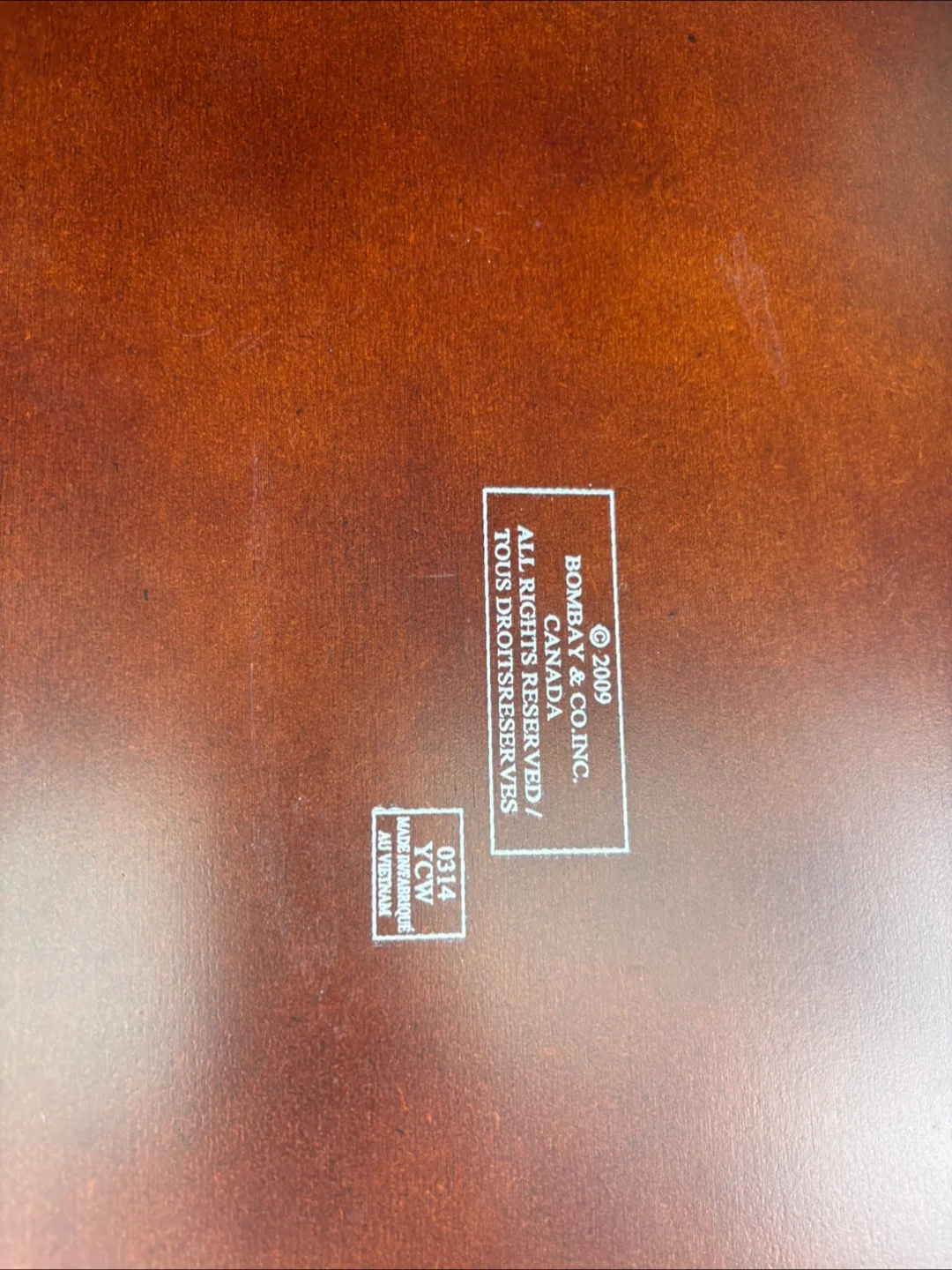 Bombay & Co. Wooden Desk image indicator(2)