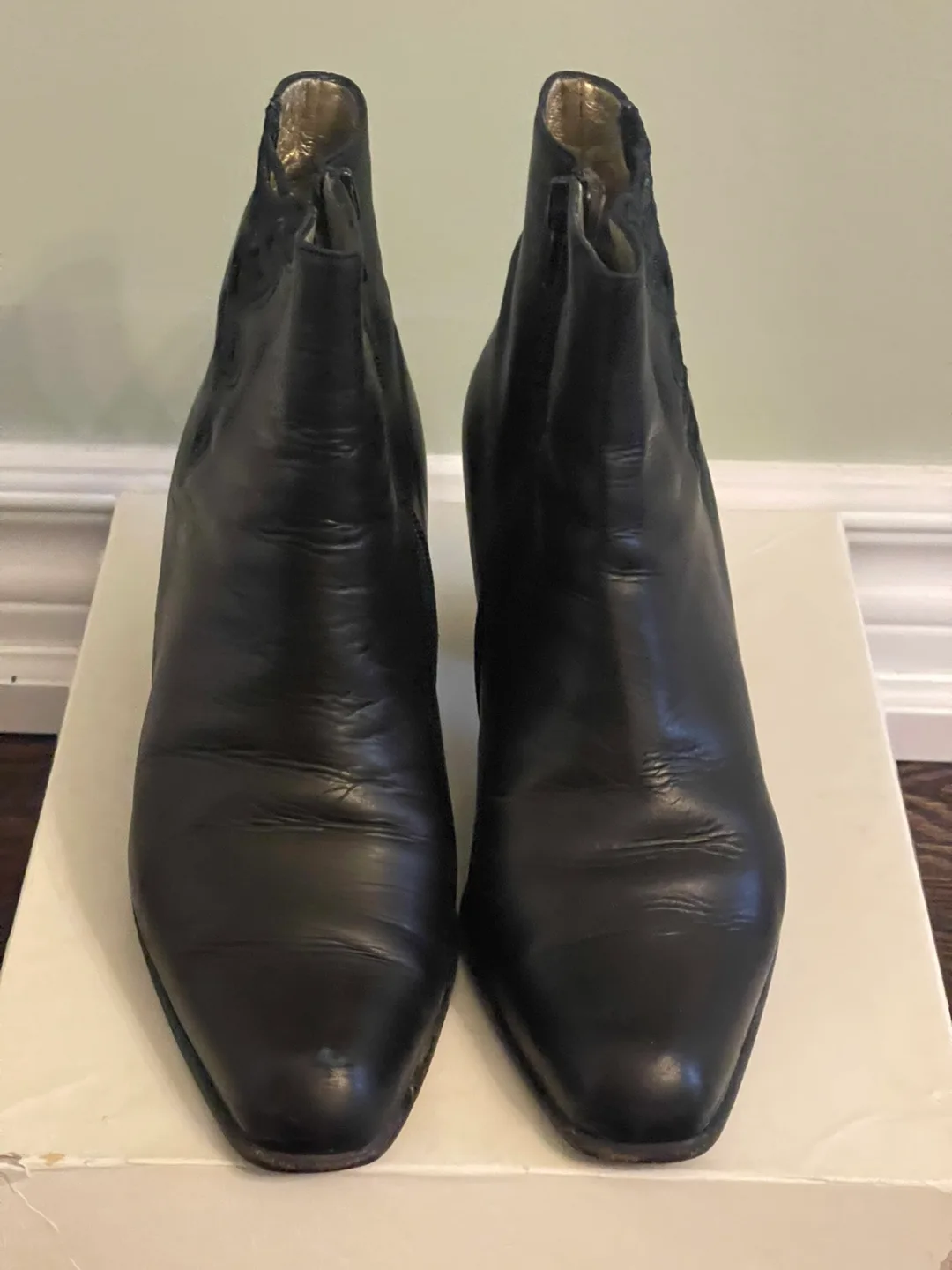 Bocci Italian Vintage ladies ankle boots size 8.5 , Beautiful image indicator(2)