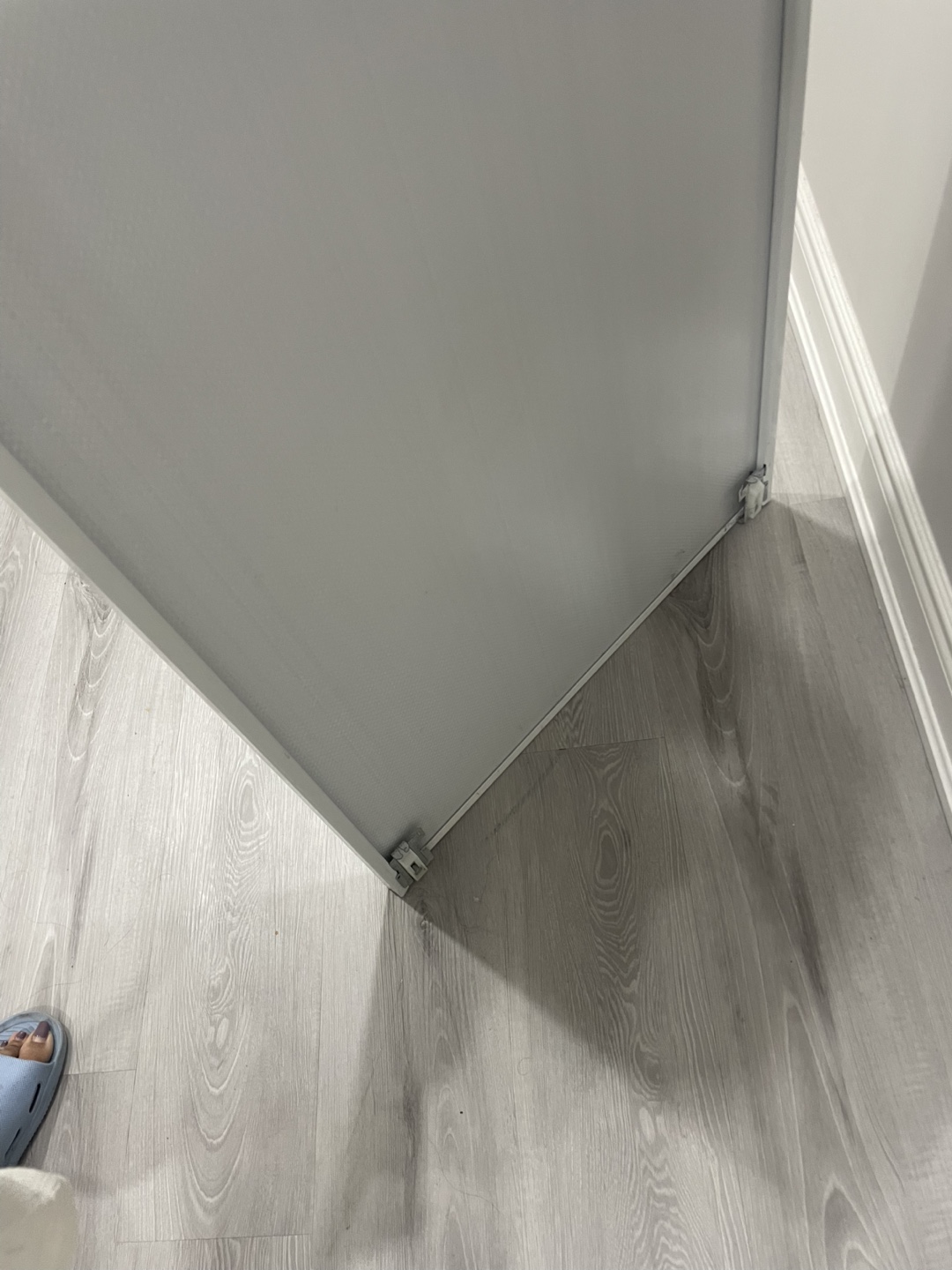 Full Length White Framed Mirror - photo 3