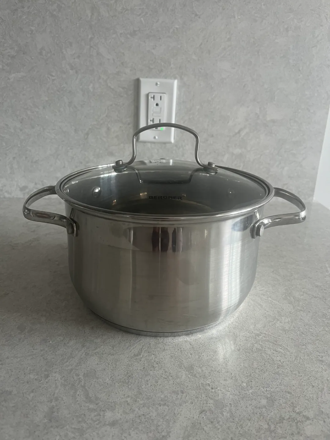 Bergner Stainless Steel Stock Pot with Lid thumbnail