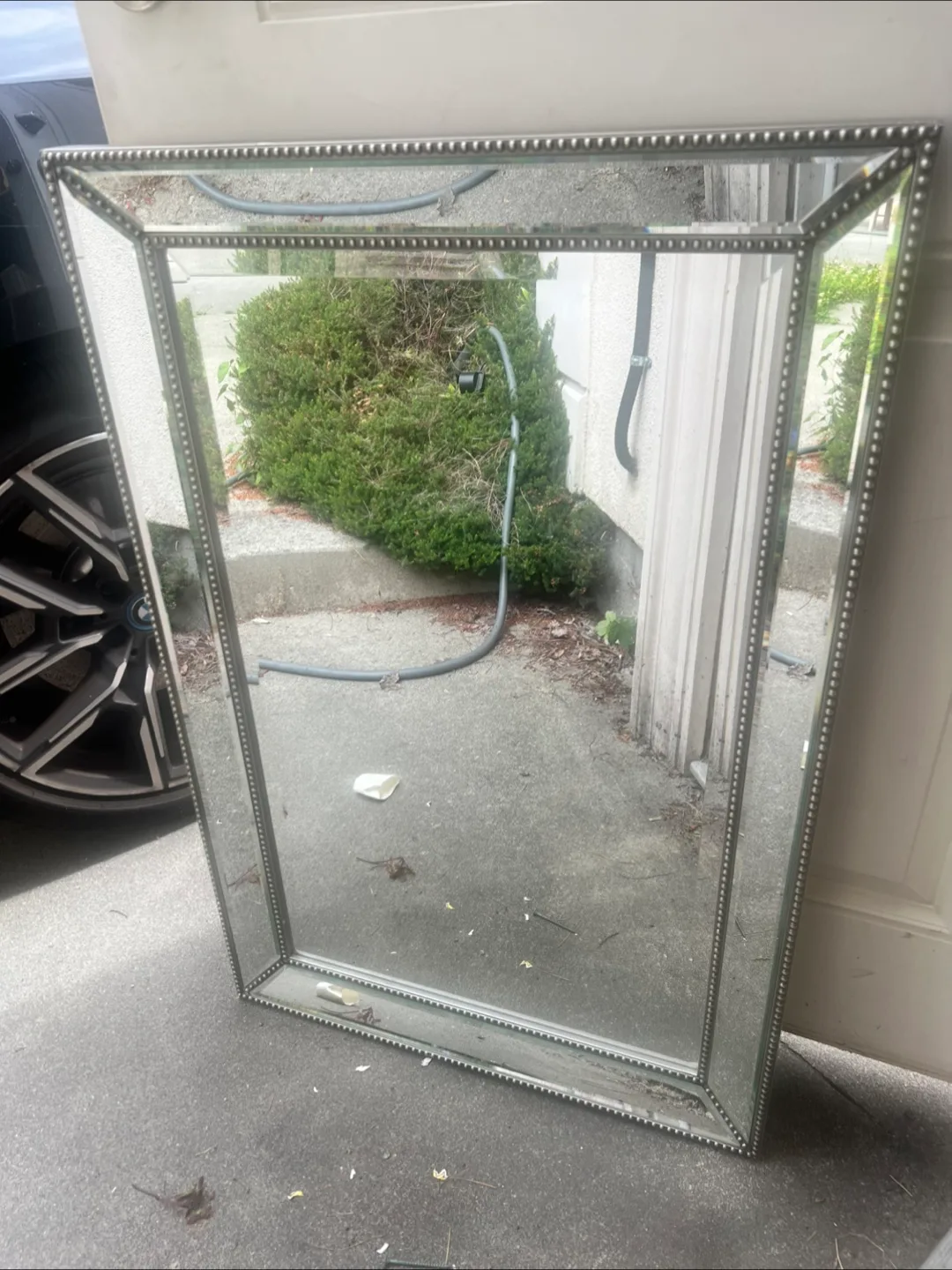 Framed Beaded Mirror thumbnail