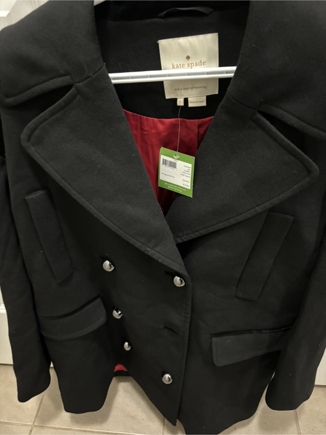 New Kate Spade Jacket Size Small - photo 4