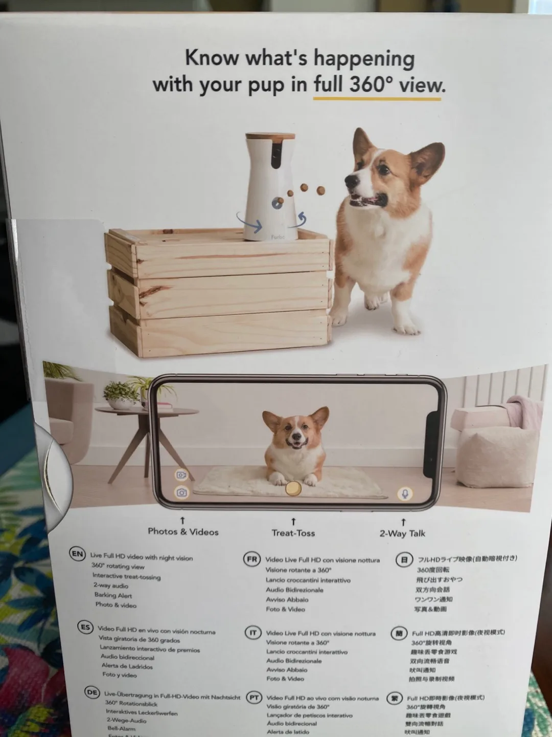 Furbo Dog Camera - Barking Alert & 360° View image indicator(4)