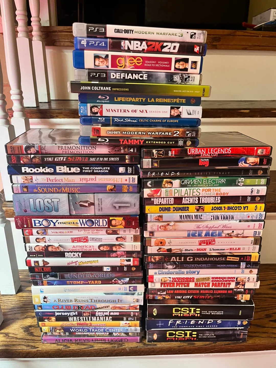 Large media, DVD and Blu-Ray Movie Lot thumbnail