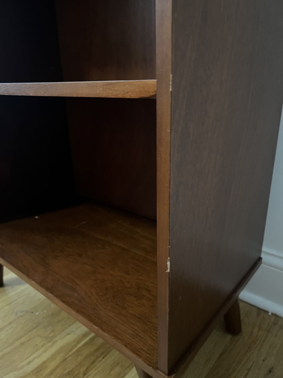 Brown Bookshelf with 3 Shelves - photo 3