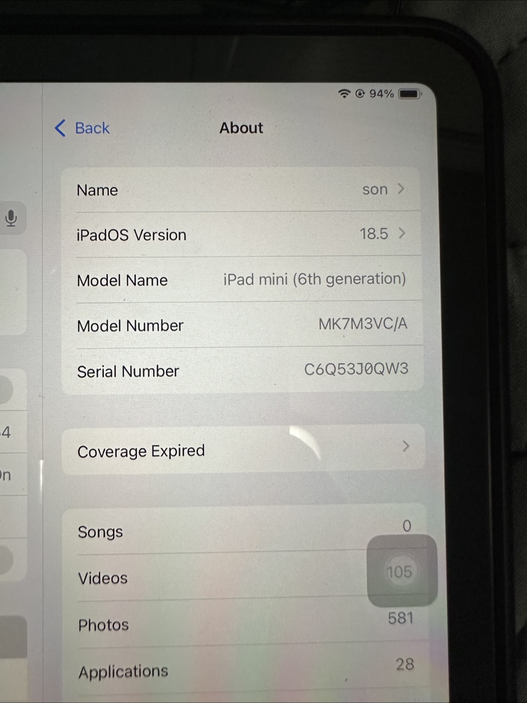 iPad mini (6th generation) - Like New!