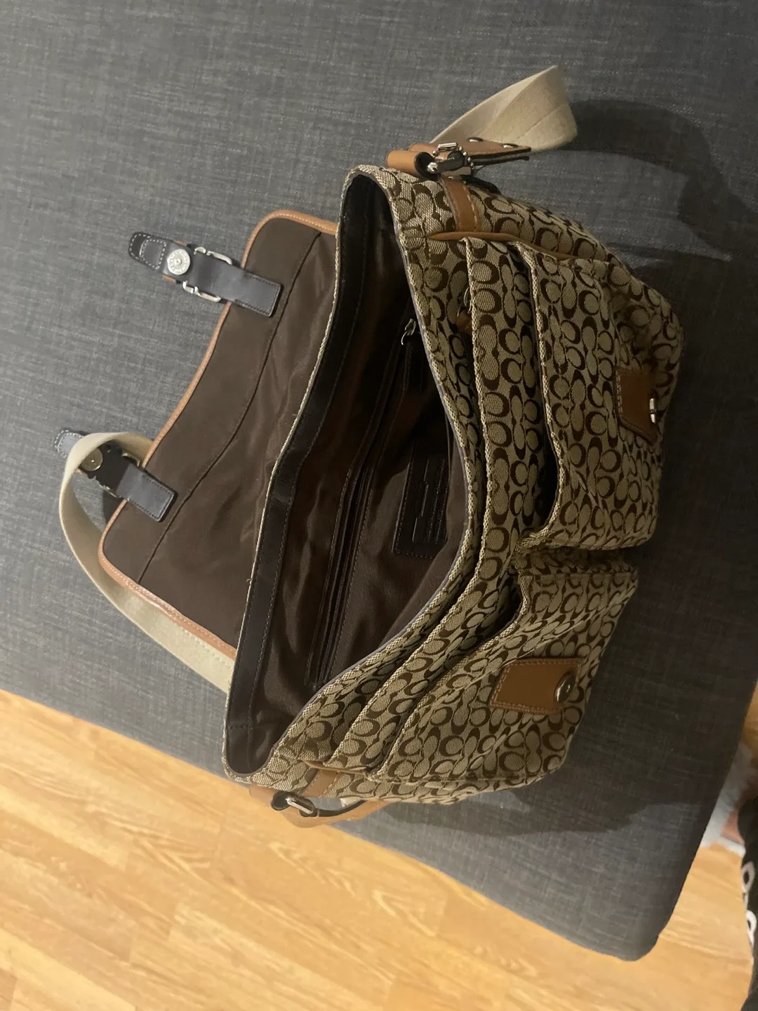 Coach Signature Messenger Bag & Rain Boots image indicator(2)