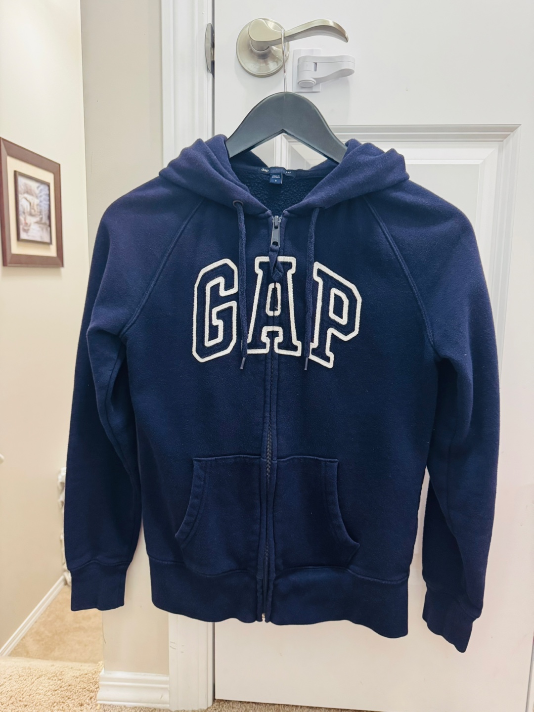 GAP Full Zip Hoodie - Size S and XL Navy Blue