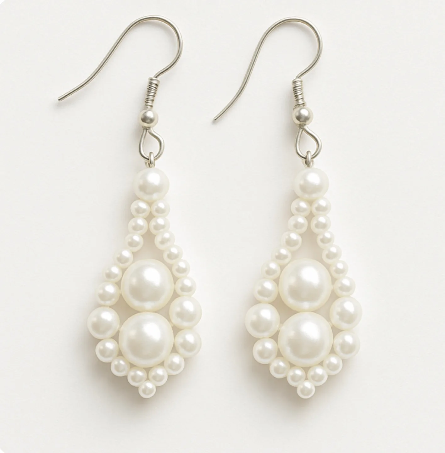 Pearl Drop Earrings - Elegant & Classic image indicator(2)