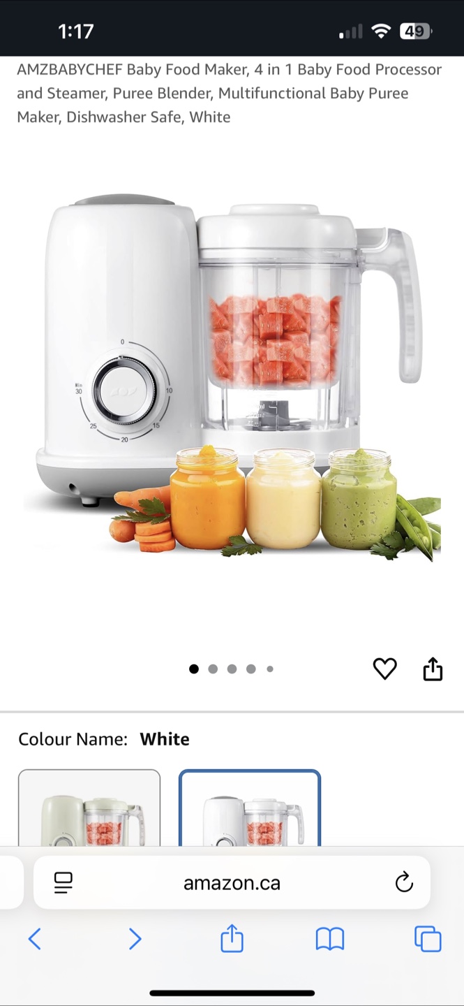 AMZBABYCHEF Baby Food Maker BL602 - New in Box!