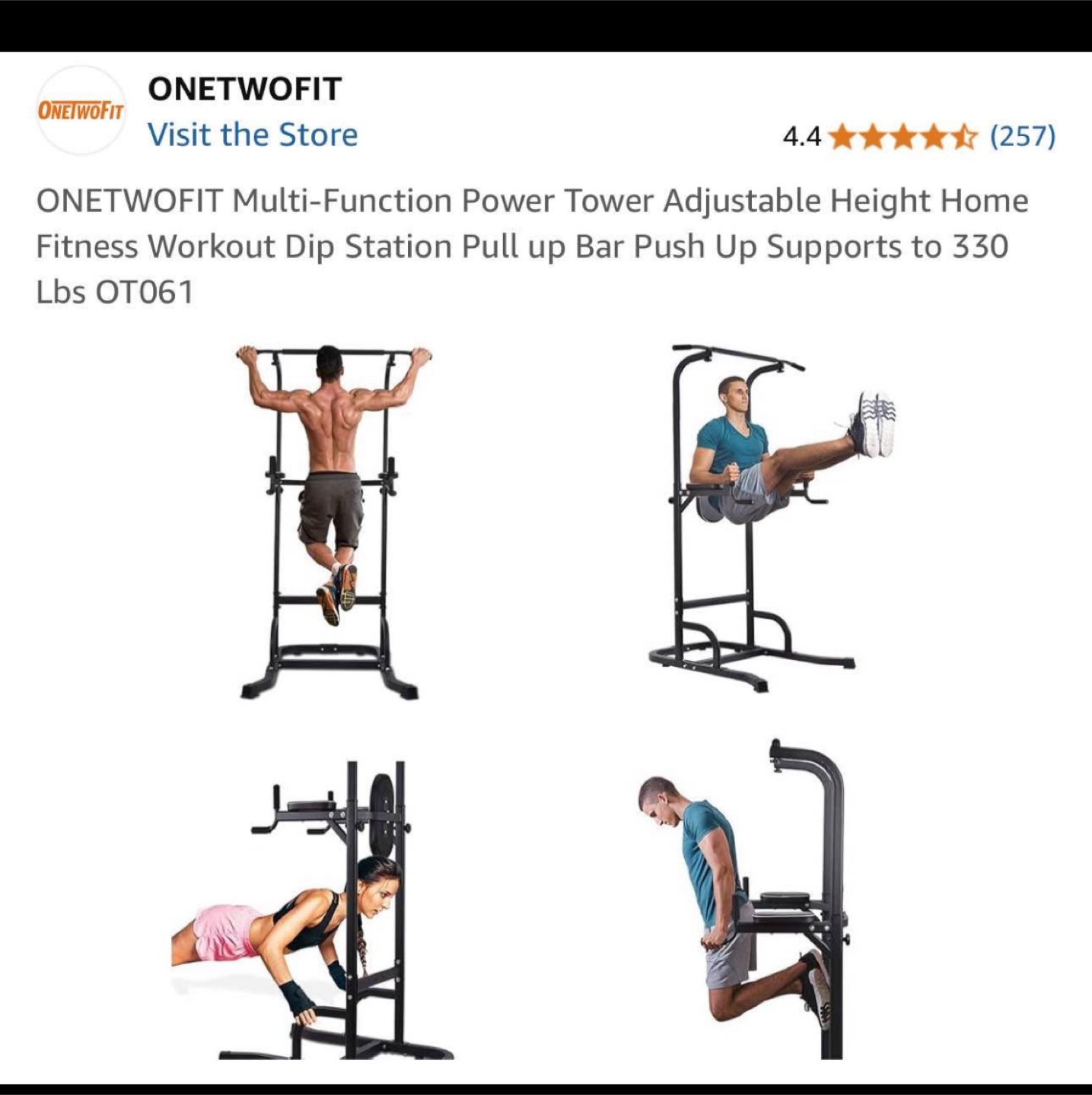 ONETWOFIT Power Tower OT061 - photo 3