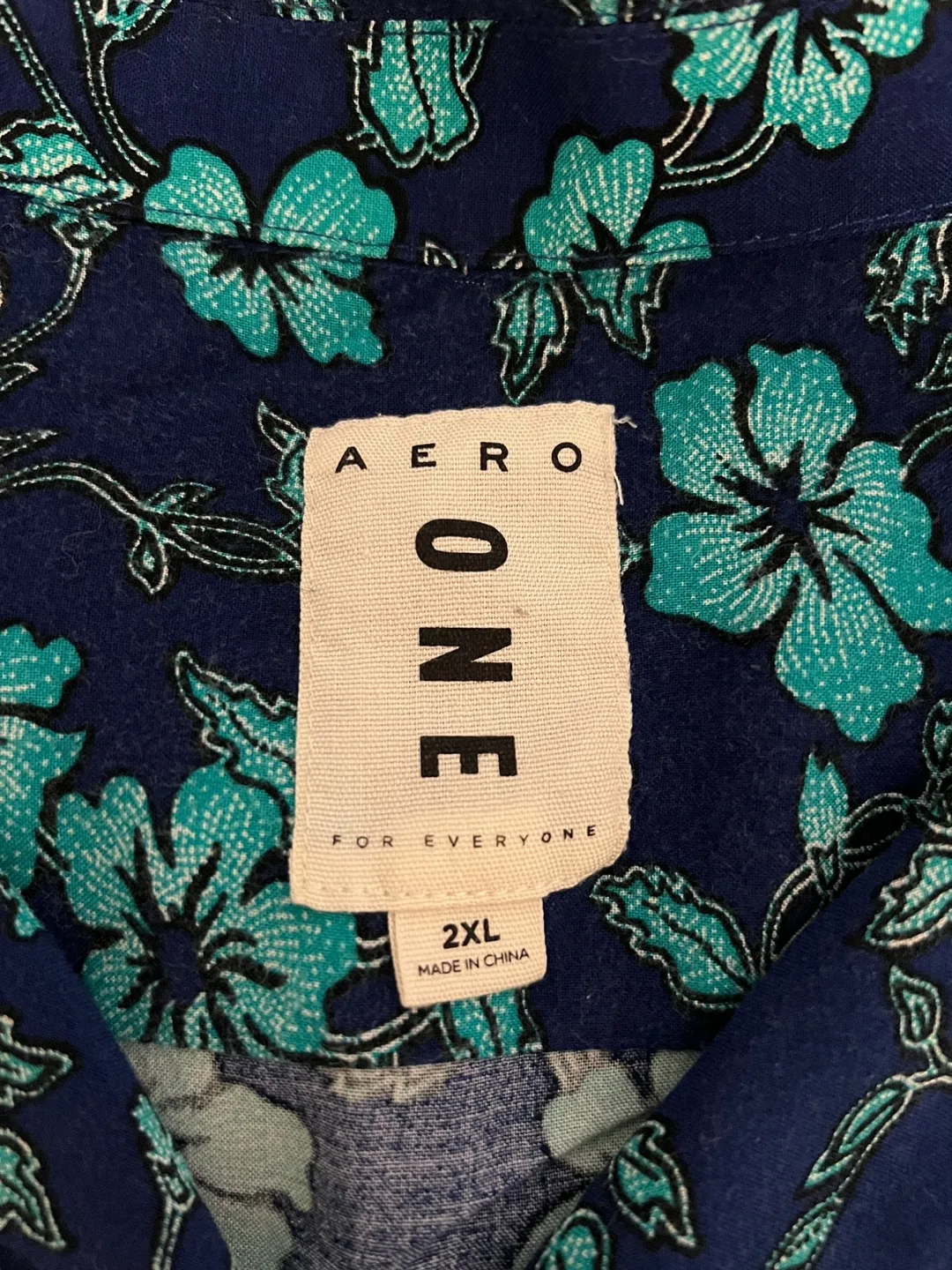 Floral short sleeve summer shirt - 2XL image indicator(2)