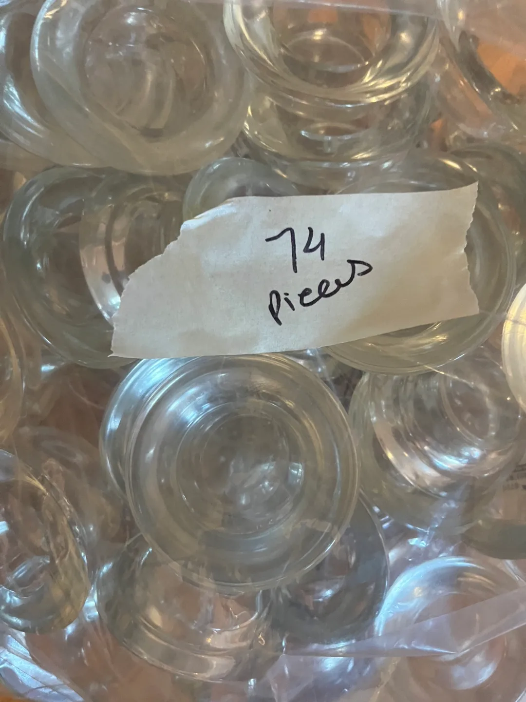 74 IKEA Clear Glass candleholders image indicator(7)