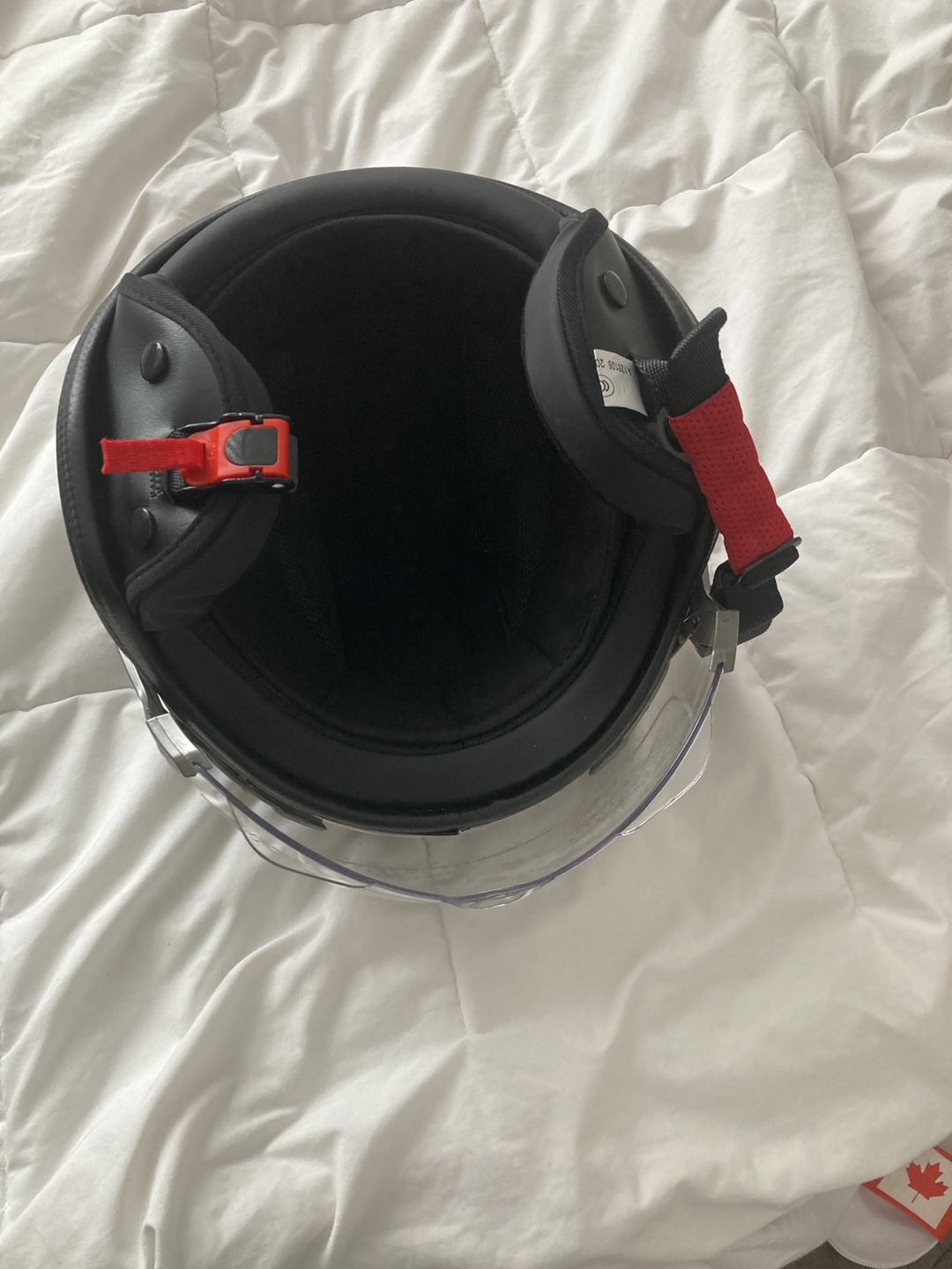 Motorcycle Helmet - Black, Size XL - photo 3