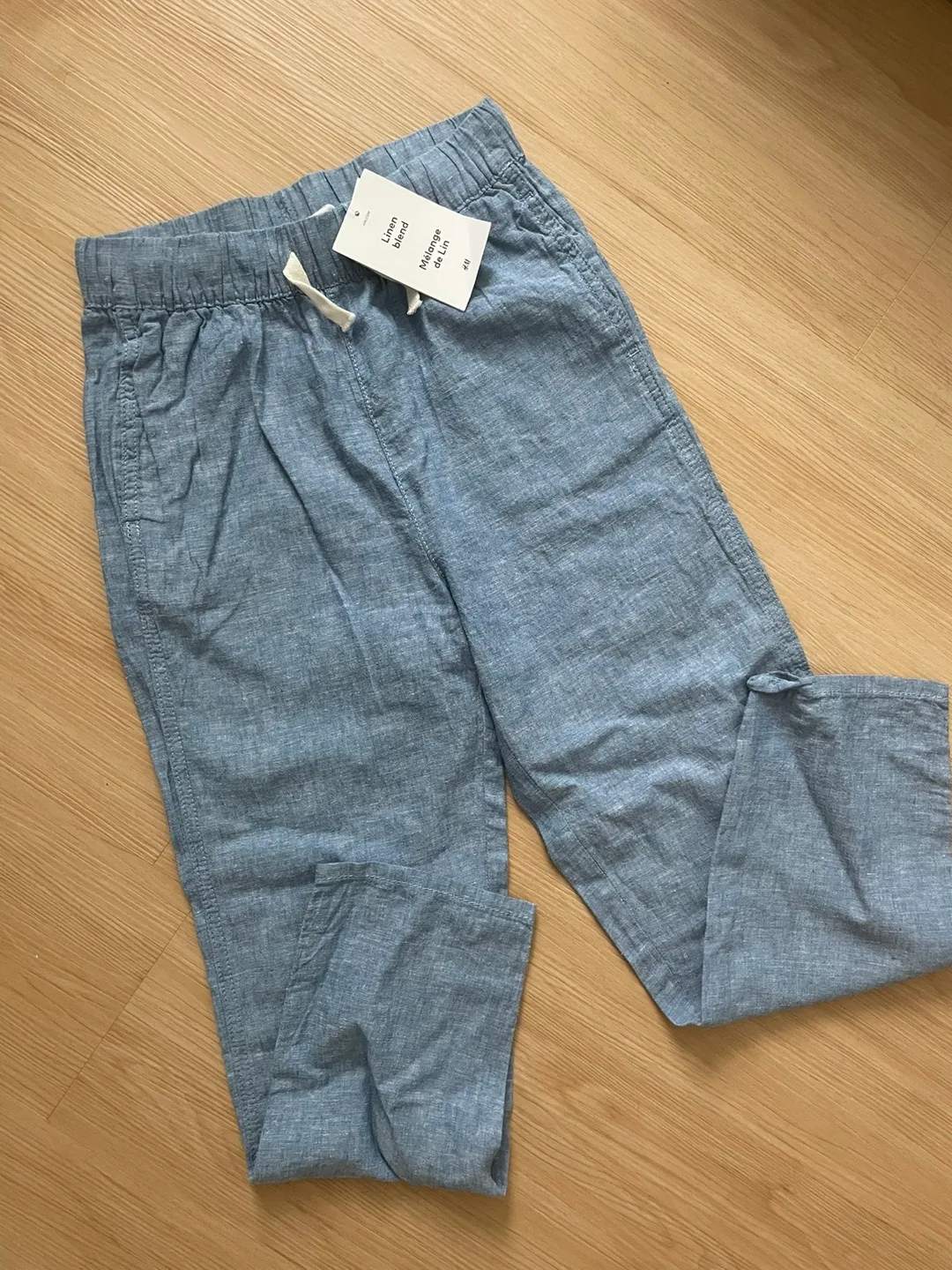 H&M Linen Blend Pants - Size 9-10Y thumbnail