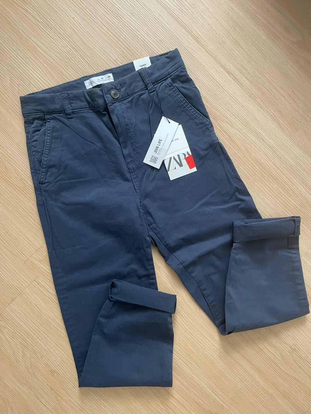 New Zara Boys Chino Pants - Size 10 thumbnail