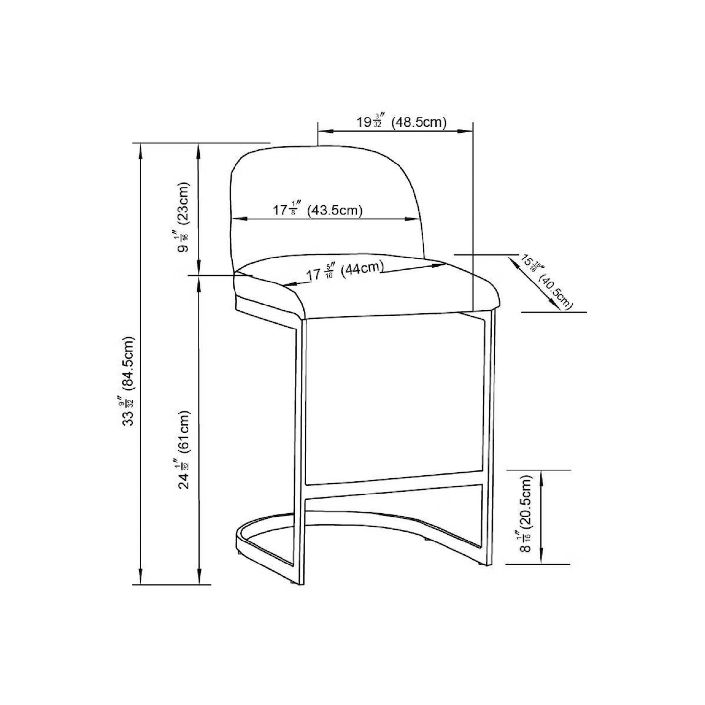 Gray Upholstered Counter Stools X2 - photo 2