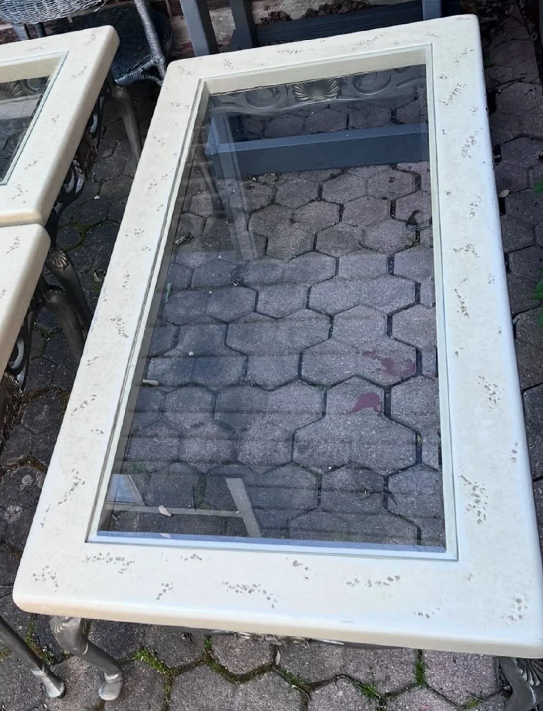 Coffee table and matching side table thumbnail