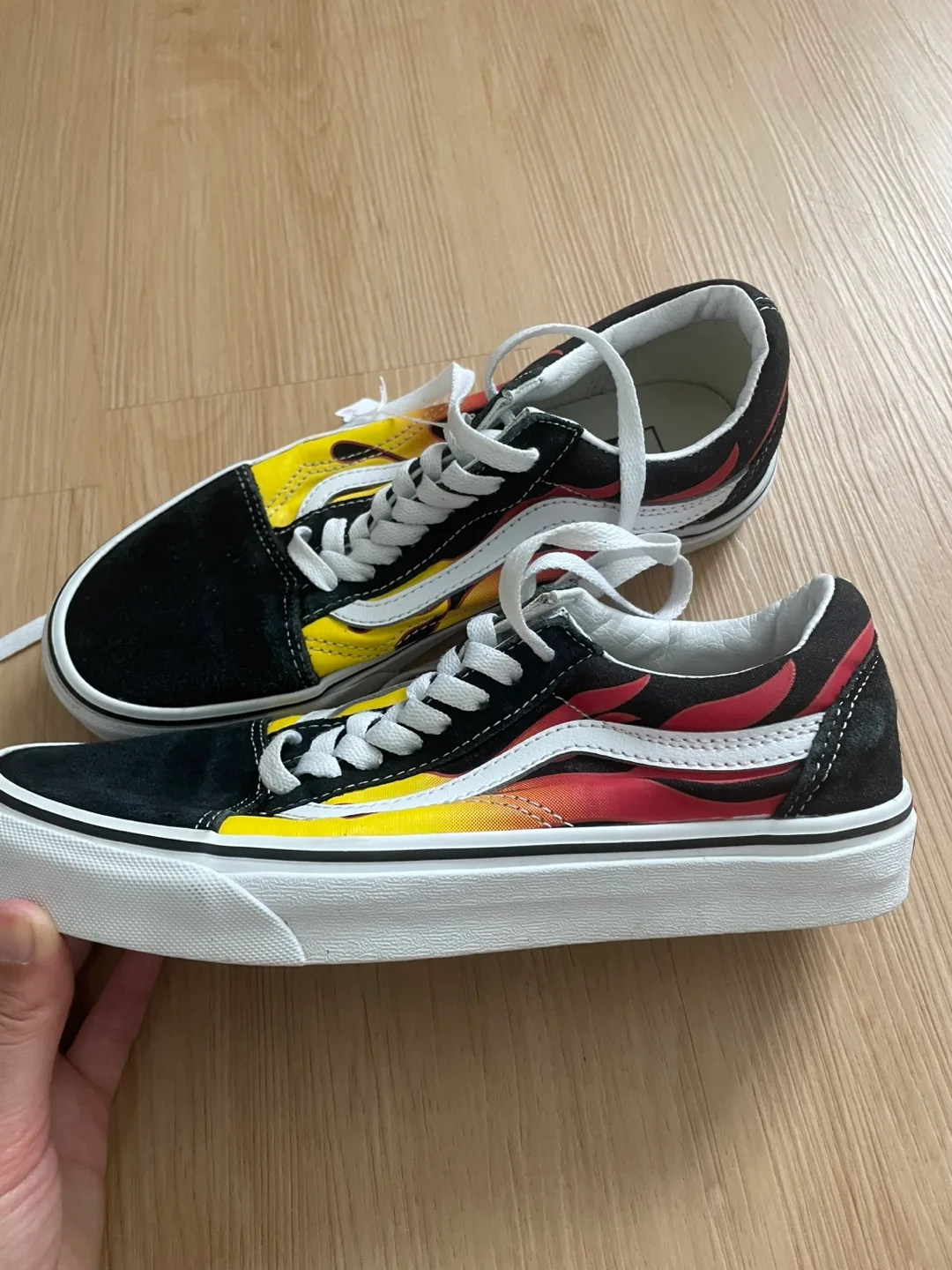 Vans Old Skool Flame Sneakers - US Women's 8.5 image indicator(2)
