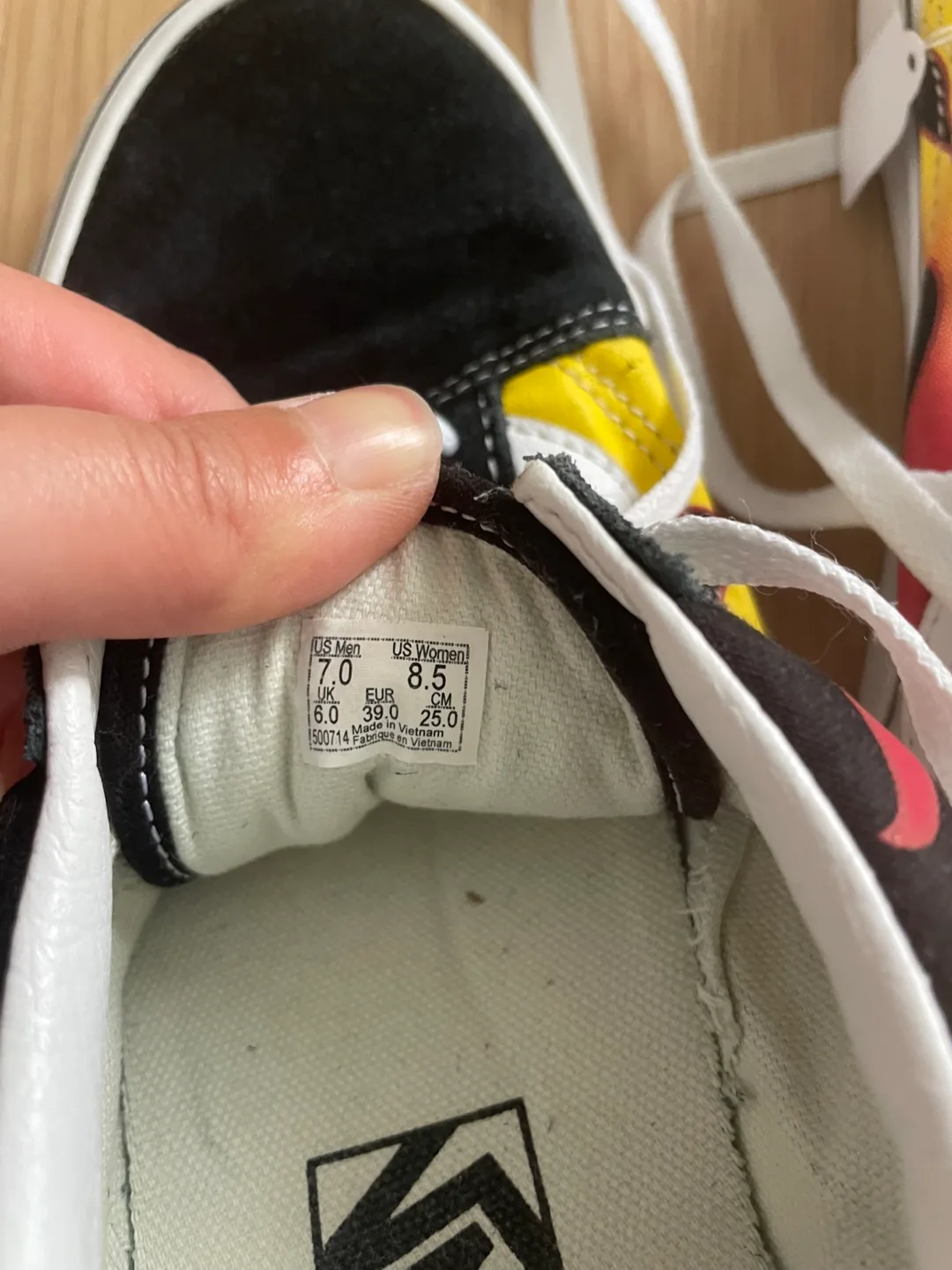 Vans Old Skool Flame Sneakers - US Women's 8.5 image indicator(4)