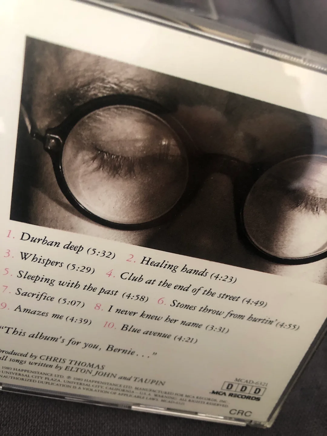 Elton John - Sleeping With The Past CD image indicator(5)