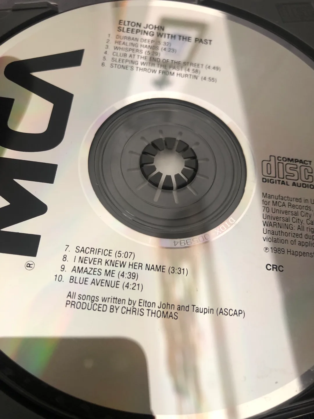 Elton John - Sleeping With The Past CD image indicator(3)