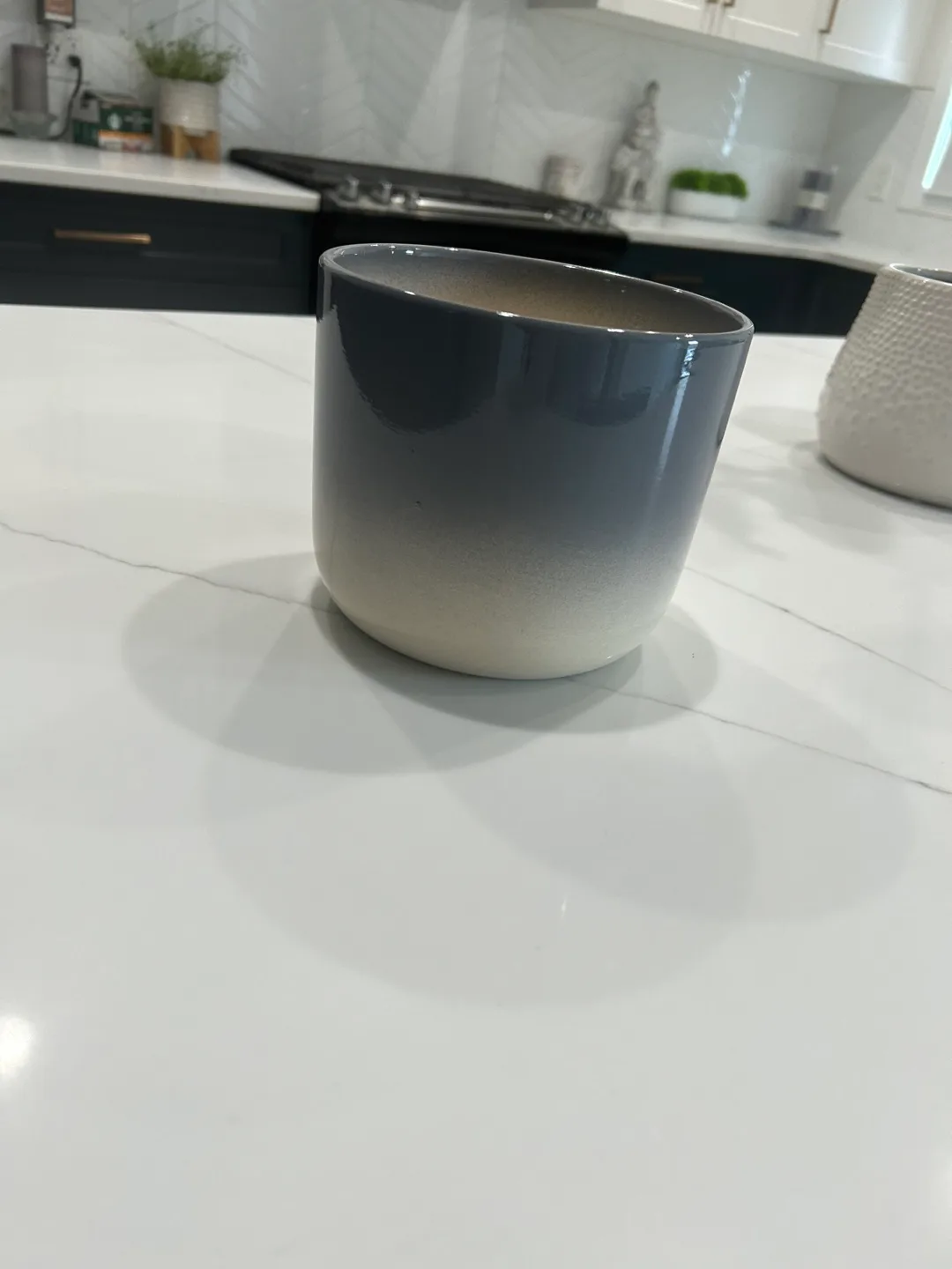 Grey Ombre Ceramic Planter thumbnail